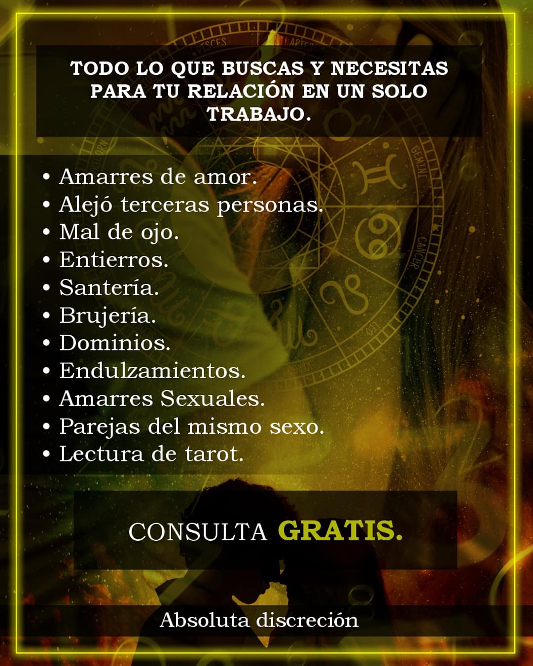 Mis tipos de trabajos espirituales, rituales exclusivos y precisos